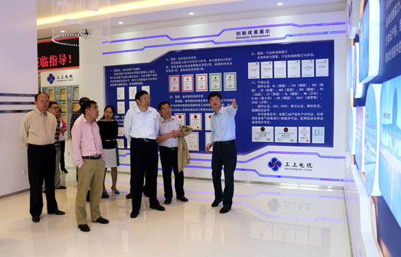 2015年5月8日，江蘇省政協(xié)領(lǐng)導(dǎo)、專(zhuān)家來(lái)上上電纜調(diào)研