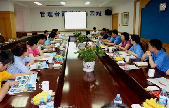 6月12日，國(guó)家電力器材安全性能質(zhì)量監(jiān)督檢驗(yàn)中心領(lǐng)導(dǎo)一行來(lái)上上集團(tuán)考察交流